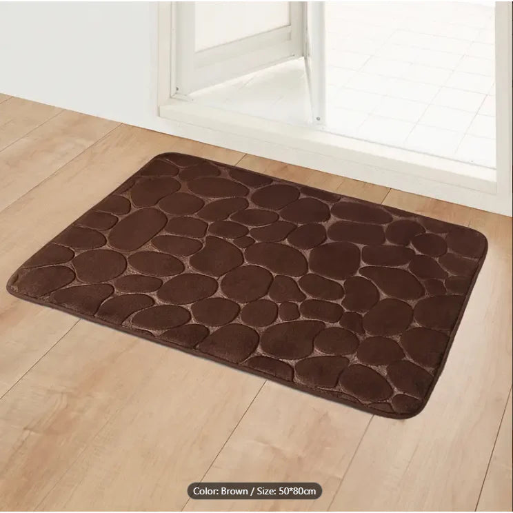 Covor baie, AT PERFORMANCE®, 100% poliester, 38X60 cm, maro